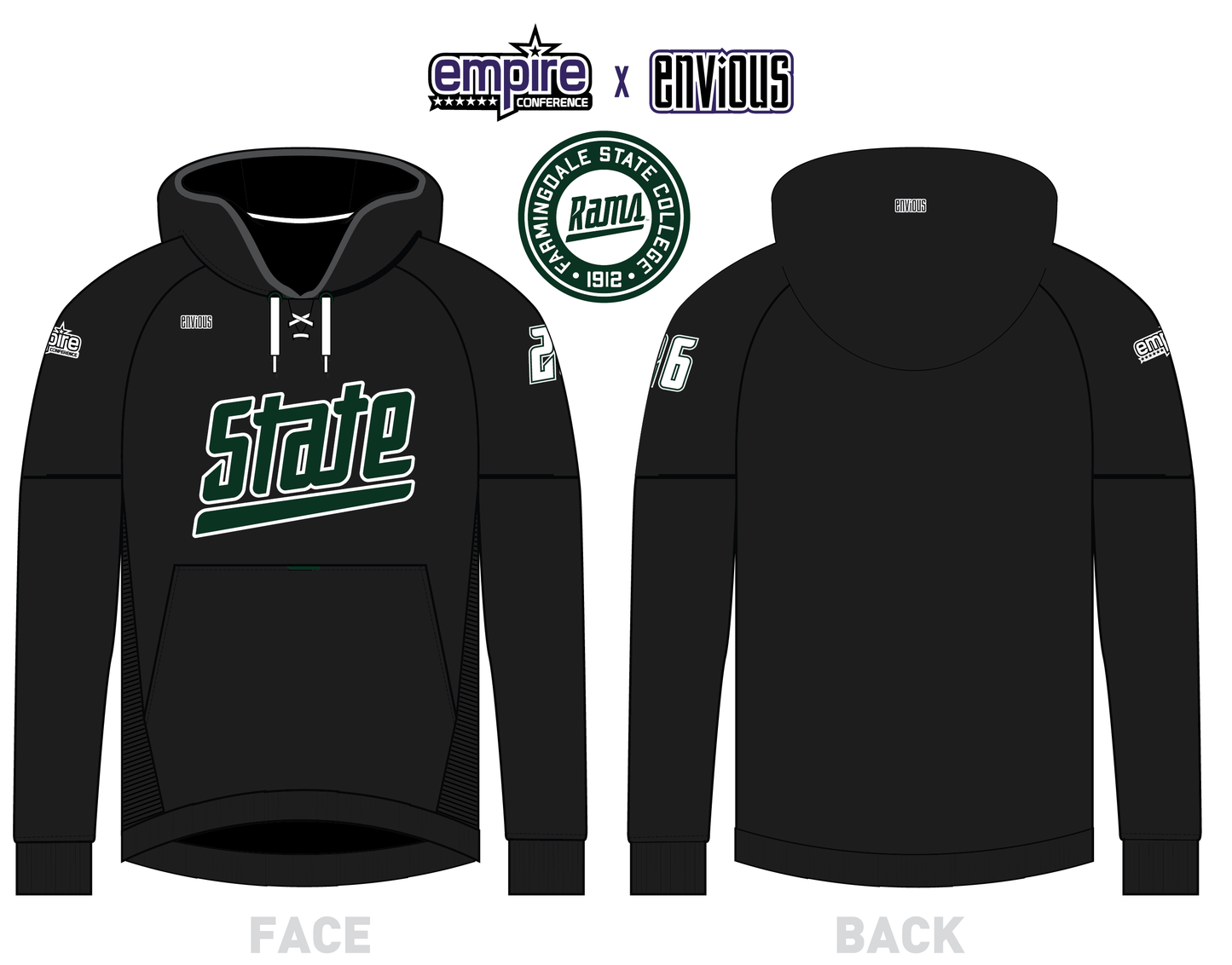 Team Hoodie (lace-neck) STATE