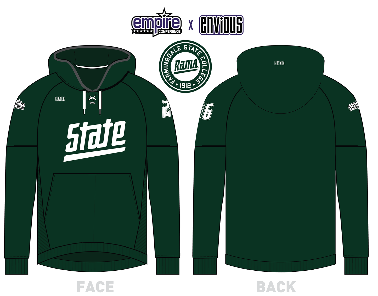 Team Hoodie (lace-neck) STATE
