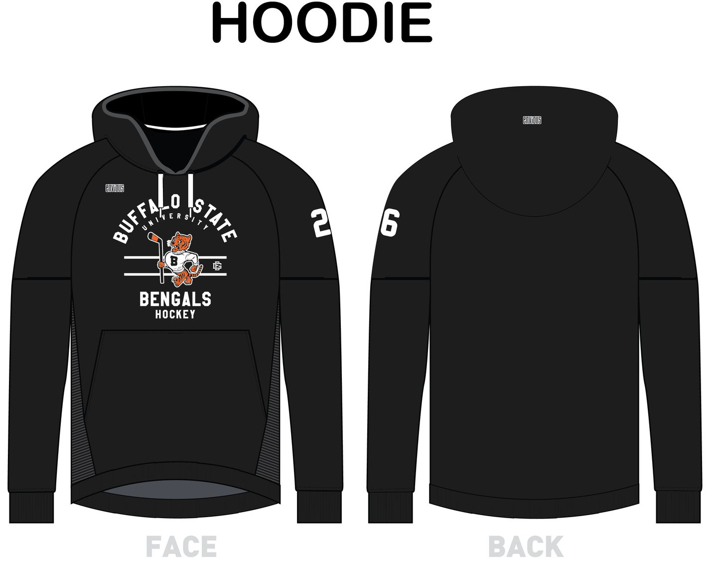 Team Hoodie Sublimation